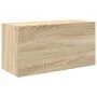 Mueble de pared baño madera ingeniería roble Sonoma 60x25x30 cm von , Badezimmerwaschtische - Ref: Foro24-860060, Preis: 54,1...