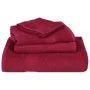 Juego de toallas 8 piezas 100% algodón burdeos 360 gsm by , Toallas de baño y manoplas - Ref: Foro24-137064, Price: 36,95 €, ...