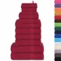 Juego de toallas 12 piezas 100% algodón burdeos 360 gsm | Foro24.es | Tu tienda online para hogar, jardín y más Foro24.es