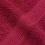 Juego de toallas 12 piezas 100% algodón burdeos 360 gsm | Foro24.es | Tu tienda online para hogar, jardín y más Foro24.es