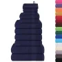 Juego de toallas 12 piezas 100% algodón azul marino 360 gsm von , Toallas de baño y manoplas - Ref: Foro24-137100, Preis: 46,...