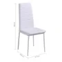 Juego de mesa de comedor de 7 piezas en blanco y negro by , Furniture sets for kitchens and dining rooms - Ref: Foro24-281913...