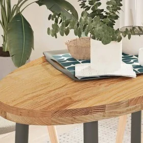 Tablero de mesa ovalado madera maciza de roble
