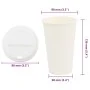 Vasos de café de papel con tapa 1000 uds 16oz 400ml de , Vasos desechables - Ref: Foro24-3325218, Precio: 142,02 €, Descuento: %