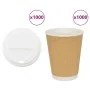 Vasos de café de papel con tapa 1000 uds 16oz 400ml by , Disposable cups - Ref: Foro24-3325226, Price: 202,42 €, Discount: %