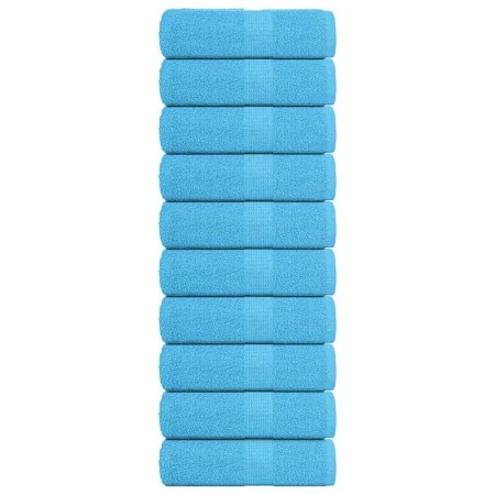 Toallas invitados 10 uds 100% algodón turquesa 30x50 cm 360 gsm | Foro24.es | Tu tienda online para hogar, jardín y más Foro24.es