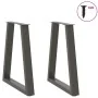 Patas para mesa de centro en forma de V 2 uds antracita acero | Foro24.es | Tu tienda online para hogar, jardín y más Foro24.es