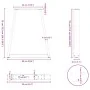 Patas para mesa de centro en forma de V 2 uds antracita acero | Foro24.es | Tu tienda online para hogar, jardín y más Foro24.es