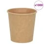 Tazas de café de papel 1000 uds 4oz 100ml marrón by , Disposable cups - Ref: Foro24-4102794, Price: 45,57 €, Discount: %
