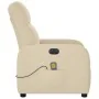Sillón reclinable de masaje eléctrico tela color crema | Foro24.es | Tu tienda online para hogar, jardín y más Foro24.es