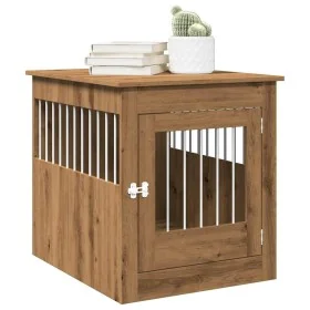 Jaula para perros mueble madera contrachapada roble artesanal by , Dog kennels - Ref: Foro24-857646, Price: 99,47 €, Discount: %