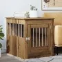 Jaula para perros mueble madera contrachapada roble artesanal von , Hundehütten - Ref: Foro24-857646, Preis: 99,68 €, Rabatt: %