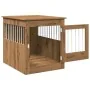 Jaula para perros mueble madera contrachapada roble artesanal von , Hundehütten - Ref: Foro24-857646, Preis: 99,68 €, Rabatt: %