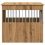 Jaula para perros mueble madera contrachapada roble artesanal von , Hundehütten - Ref: Foro24-857646, Preis: 99,68 €, Rabatt: %