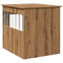 Jaula para perros mueble madera contrachapada roble artesanal von , Hundehütten - Ref: Foro24-857646, Preis: 99,68 €, Rabatt: %