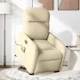 Sillón de masaje eléctrico reclinable elevable tela crema | Foro24.es | Tu tienda online para hogar, jardín y más Foro24.es