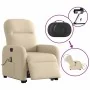 Sillón de masaje eléctrico reclinable elevable tela crema | Foro24.es | Tu tienda online para hogar, jardín y más Foro24.es