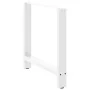 Patas de mesa de centro acero blanco 2 uds 70x(72-73) cm by , Table legs - Ref: Foro24-4013309, Price: 92,78 €, Discount: %