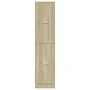 Armario botiquín madera ingeniería roble Sonoma 40x41x174,5 cm de , Taquillas y armarios de almacenamiento - Ref: Foro24-3309...