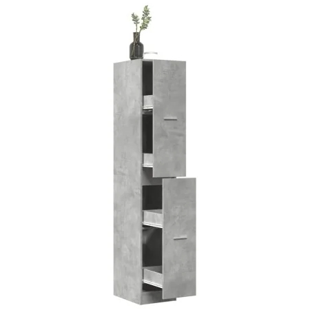 Armario botiquín madera ingeniería gris hormigón 30x41x174,5 cm von , Schließfächer und Lagerschränke - Ref: Foro24-3309630, ...