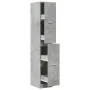 Armario botiquín madera ingeniería gris hormigón 30x41x174,5 cm von , Schließfächer und Lagerschränke - Ref: Foro24-3309630, ...