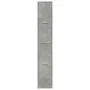 Armario botiquín madera ingeniería gris hormigón 30x41x174,5 cm von , Schließfächer und Lagerschränke - Ref: Foro24-3309630, ...