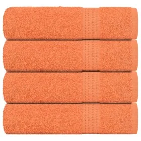 Toallas de ducha 4 uds 100% algodón naranja 70x140 cm 360 gsm by , Towels - Ref: Foro24-136906, Price: 36,63 €, Discount: %