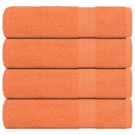 Toallas de ducha 4 uds 100% algodón naranja 70x140 cm 360 gsm de , Toallas - Ref: Foro24-136906, Precio: 36,70 €, Descuento: %