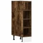 Armario de horno "Riga" madera ingeniería roble ahumado by , Kitchen cabinets - Ref: Foro24-854188, Price: 56,93 €, Discount: %