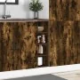 Armario de horno "Riga" madera ingeniería roble ahumado by , Kitchen cabinets - Ref: Foro24-854188, Price: 56,93 €, Discount: %