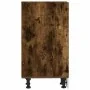 Armario de horno "Riga" madera ingeniería roble ahumado by , Kitchen cabinets - Ref: Foro24-854188, Price: 56,93 €, Discount: %