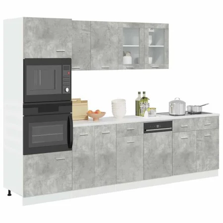 Set muebles de baño 7 piezas “Lyon” gris hormigón von , Badezimmermöbel - Ref: Foro24-3324856, Preis: 627,61 €, Rabatt: %