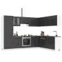 Mueble de cocina Kalmar negra 14 piezas madera contrachapada by , Kitchen cabinets - Ref: Foro24-3314972, Price: 994,54 €, Di...