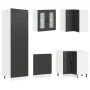 Mueble de cocina Kalmar negra 14 piezas madera contrachapada by , Kitchen cabinets - Ref: Foro24-3314972, Price: 994,54 €, Di...