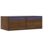 Mueble de TV con luces LED roble marrón 75x35,5x25 cm von , TV-Möbel - Ref: Foro24-860235, Preis: 72,35 €, Rabatt: %