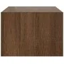 Mueble de TV con luces LED roble marrón 75x35,5x25 cm von , TV-Möbel - Ref: Foro24-860235, Preis: 72,35 €, Rabatt: %