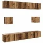 Conjunto de mueble de TV 6 piezas montado la pared madera vieja von , TV-Möbel - Ref: Foro24-3328991, Preis: 252,36 €, Rabatt: %