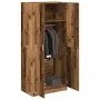 Armario de madera de ingeniería madera envejecida 80x52x180 cm by , Wardrobes - Ref: Foro24-855882, Price: 191,23 €, Discount: %