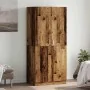 Armario de madera de ingeniería madera envejecida 80x52x180 cm by , Wardrobes - Ref: Foro24-855882, Price: 191,23 €, Discount: %