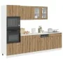 Set de muebles cocina 7 pzas madera ingeniería roble artesanal by , Kitchen cabinets - Ref: Foro24-3328572, Price: 597,33 €, ...