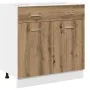 Set de muebles cocina 7 pzas madera ingeniería roble artesanal by , Kitchen cabinets - Ref: Foro24-3328572, Price: 597,33 €, ...