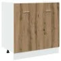 Set de muebles cocina 7 pzas madera ingeniería roble artesanal by , Kitchen cabinets - Ref: Foro24-3328572, Price: 597,33 €, ...
