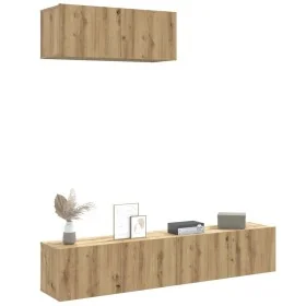 Mueble para TV de pared madera contrachapada artesanal 3 piezas von , TV-Möbel - Ref: Foro24-3329004, Preis: 143,71 €, Rabatt: %