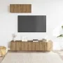 Mueble para TV de pared madera contrachapada artesanal 3 piezas by , TV Furniture - Ref: Foro24-3329004, Price: 137,26 €, Dis...