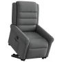 Sillón eléctrico reclinable elevable de tela gris oscuro by , Armchairs - Ref: Foro24-3303335, Price: 356,04 €, Discount: %