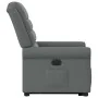 Sillón eléctrico reclinable elevable de tela gris oscuro by , Armchairs - Ref: Foro24-3303335, Price: 356,04 €, Discount: %
