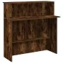 Mostrador de recepción roble ahumado 100x50x103,5 cm von , Schreibtische - Ref: Foro24-859028, Preis: 96,78 €, Rabatt: %