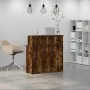Mostrador de recepción roble ahumado 100x50x103,5 cm von , Schreibtische - Ref: Foro24-859028, Preis: 96,78 €, Rabatt: %