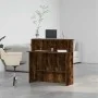 Mostrador de recepción roble ahumado 100x50x103,5 cm von , Schreibtische - Ref: Foro24-859028, Preis: 96,78 €, Rabatt: %