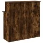 Mostrador de recepción roble ahumado 100x50x103,5 cm von , Schreibtische - Ref: Foro24-859028, Preis: 96,78 €, Rabatt: %